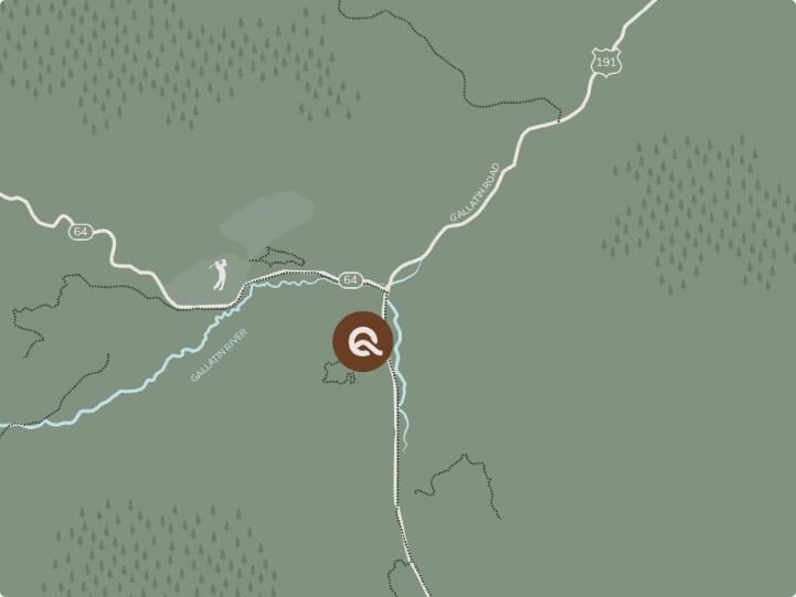 big sky quarry location on a graphical map