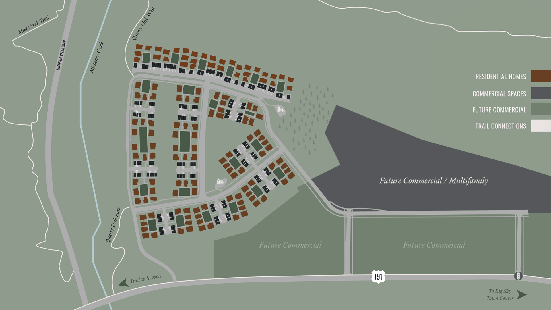 Big Sky Quarry Master Plan Overview with accompanying legend of opportunities